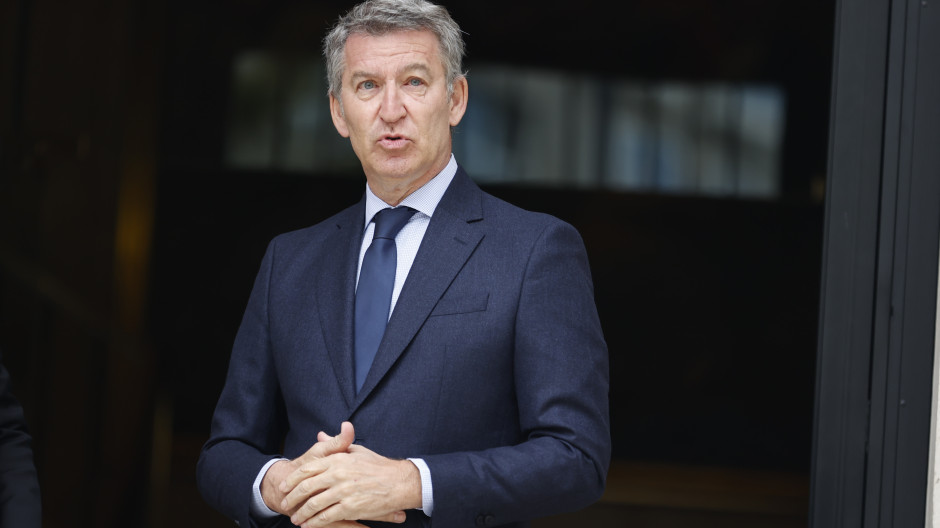 El presidente del Partido Popular, Alberto Núñez Feijóo