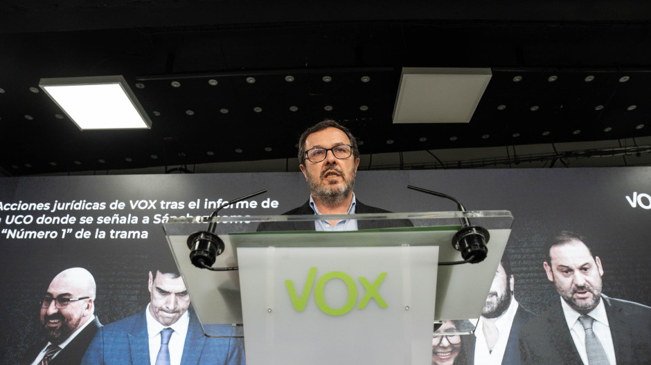 El portavoz de Vox, José Antonio Fúster