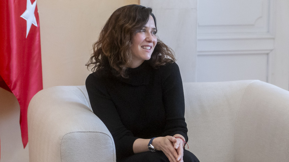La presidenta de la Comunidad de Madrid, Isabel Díaz Ayuso