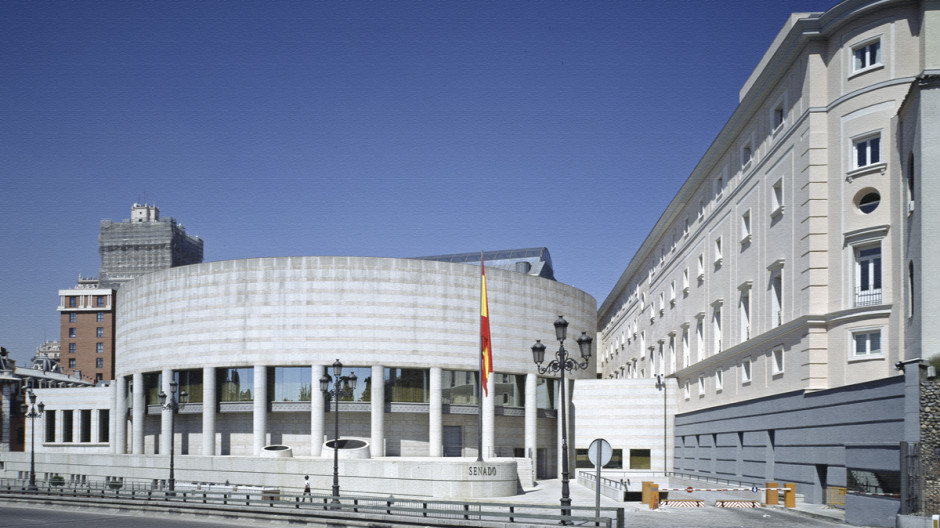 Fachada del Senado