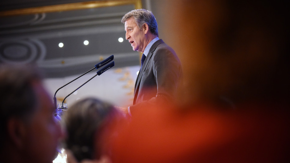 El presidente del Partido Popular, Alberto Núñez Feijóo