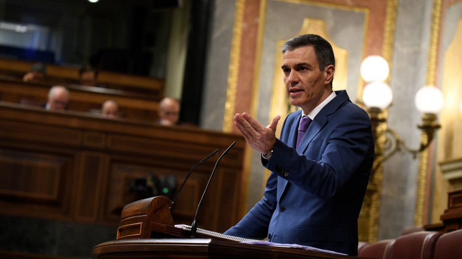 El presidente del Gobierno, Pedro Sánchez