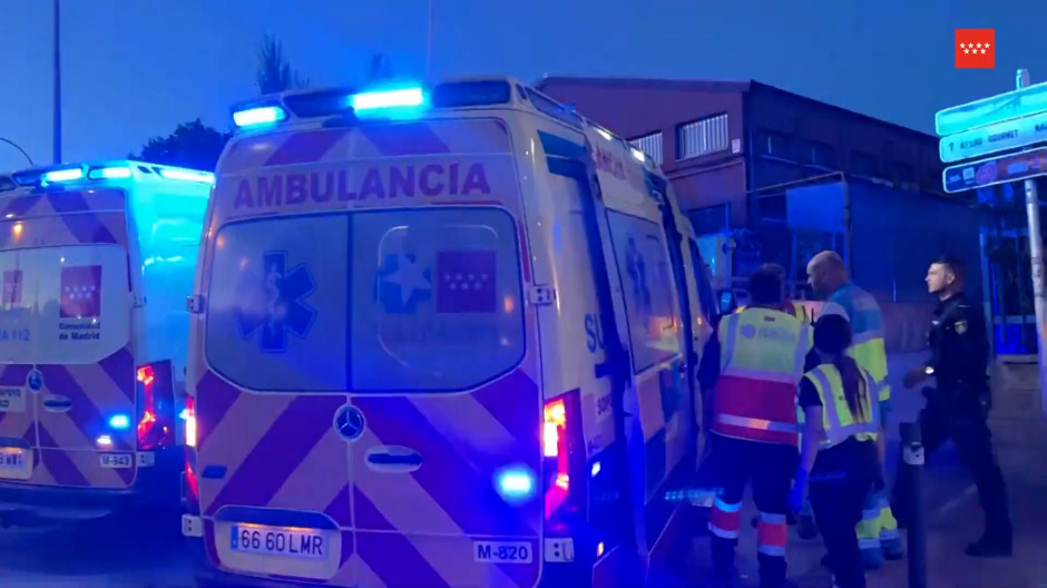 Equipo de emergencias en Madrid