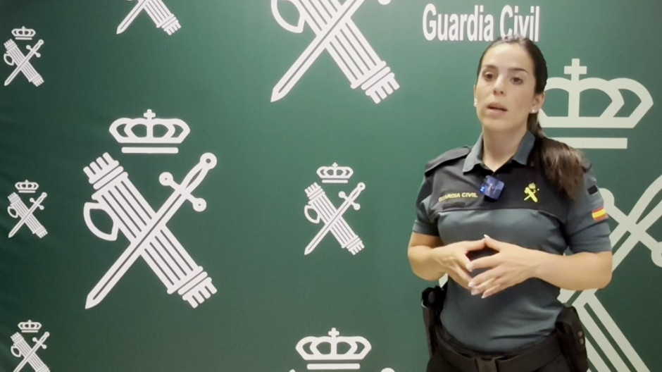 Ana Arias, portavoz de la Guardia Civil