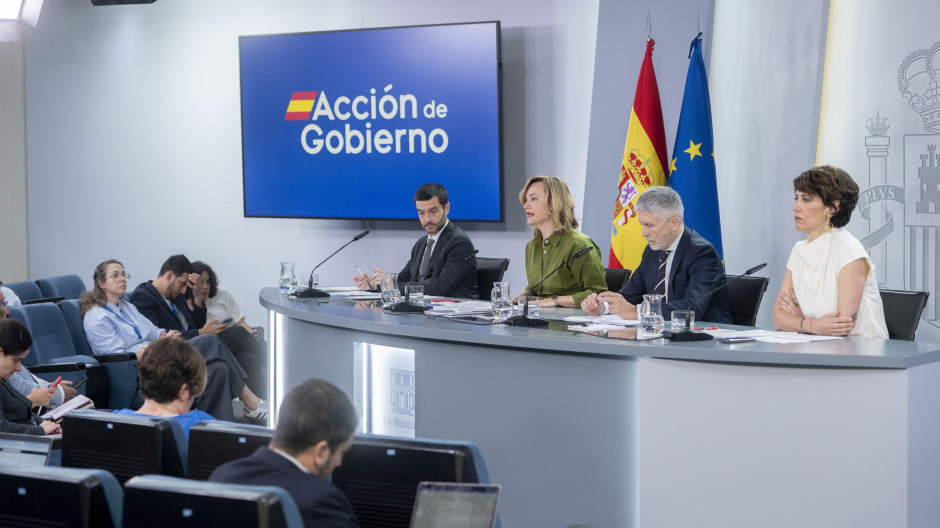 Rueda de prensa posterior al Consejo de Ministros