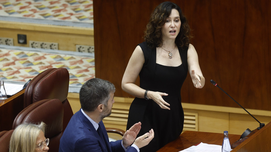 La presidenta de la Comunidad de Madrid, Isabel Díaz Ayuso