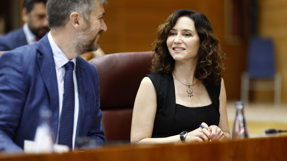 La presidenta de la Comunidad de Madrid, Isabel Díaz Ayuso