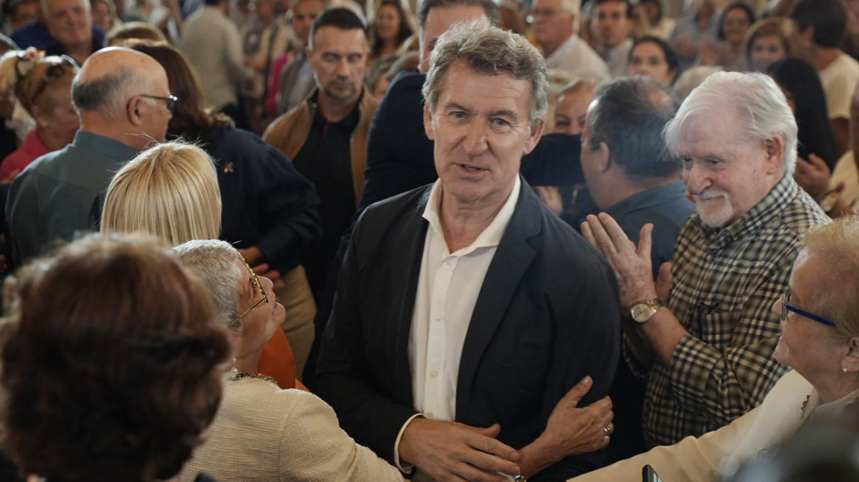 El presidente del Partido Popular, Alberto Núñez Feijóo