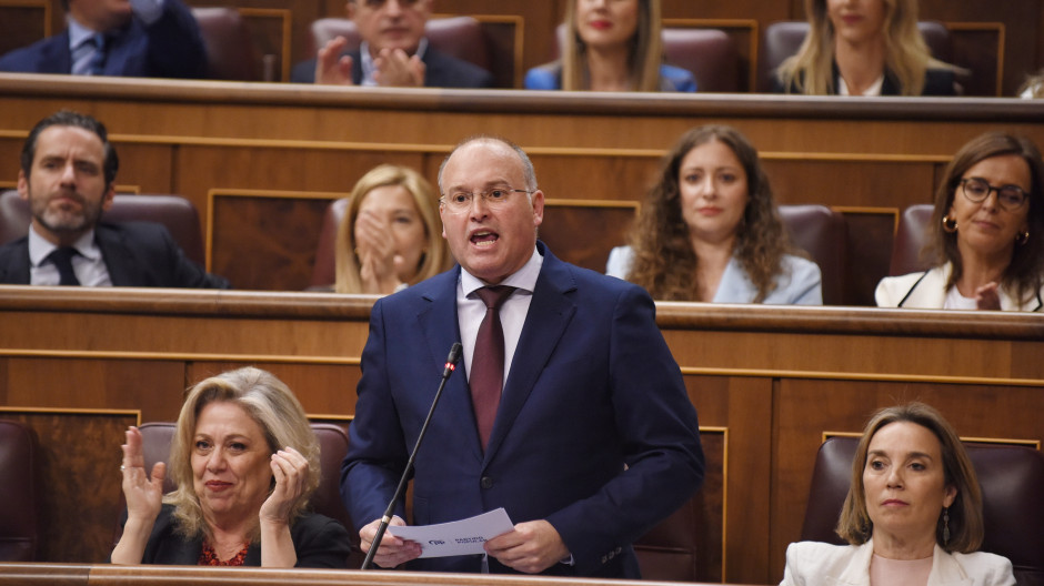 El portavoz del PP, Miguel Tellado