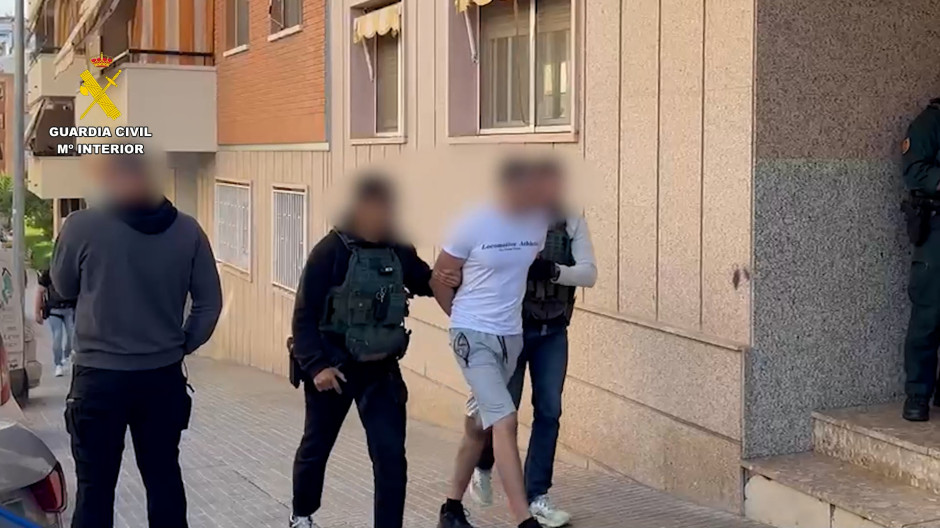 El presunto yihadista de Castellbisbal, en el momento de su detención