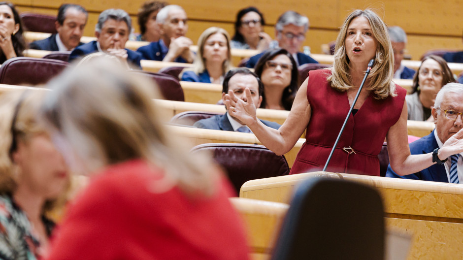 La portavoz del PP en el Senado, Alicia García