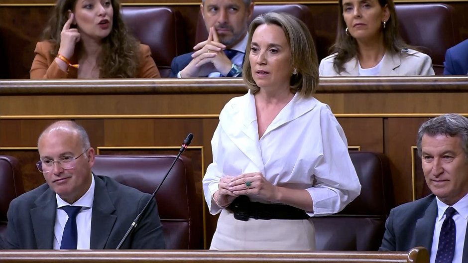 Cuca Gamarra en el Congreso de los Diputados