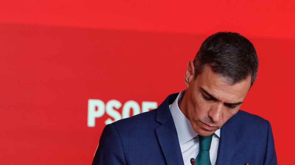 Rueda de prensa de Pedro Sánchez tras la reunión de la Comisión Ejecutiva Federal del PSOE