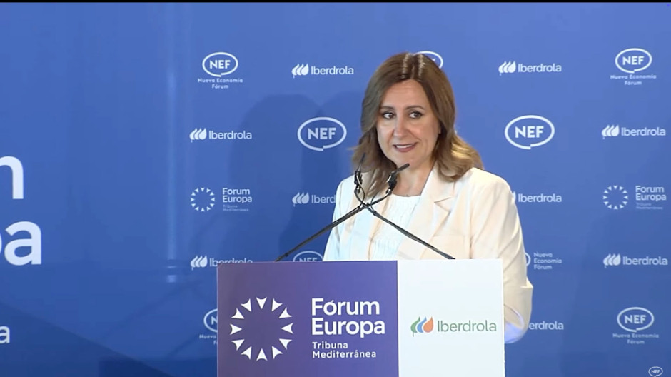 María José Catalá en el Nueva Economía Fórum de Valencia