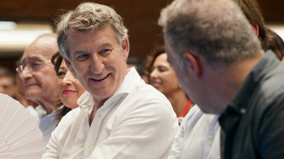 El presidente del Partido Popular, Alberto Núñez Feijóo