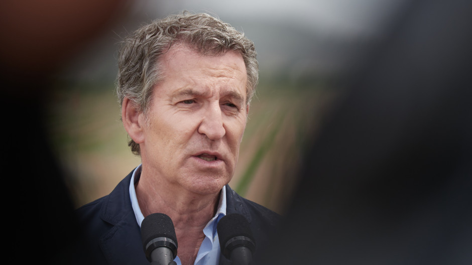 El líder del Partido Popular, Alberto Núñez Feijóo