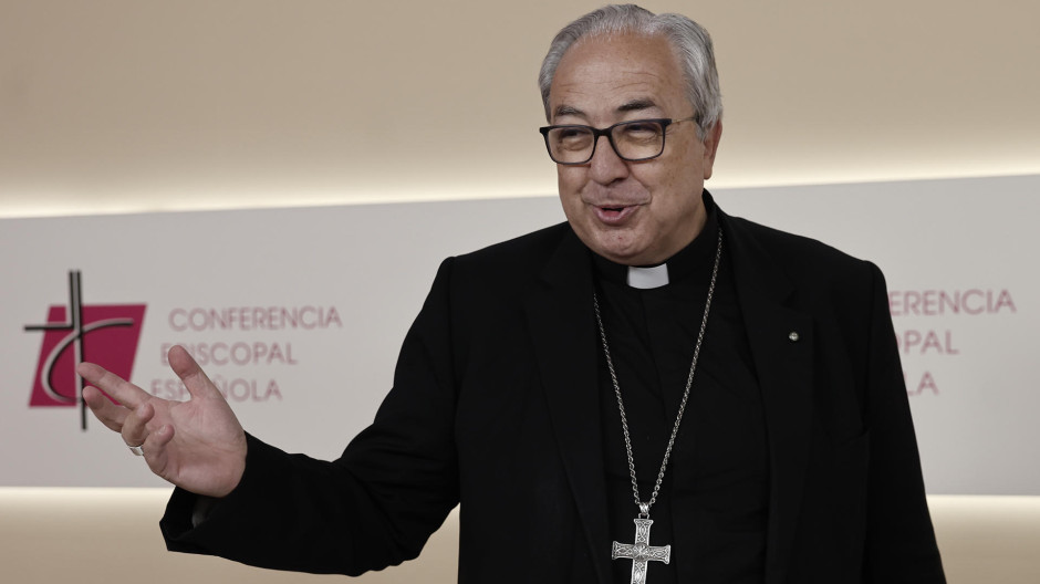 El secretario general de los obispos españoles, monseñor César García Magán