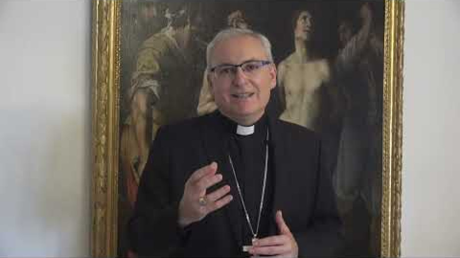 El obispo de Jaén, monseñor Sebastián Chico