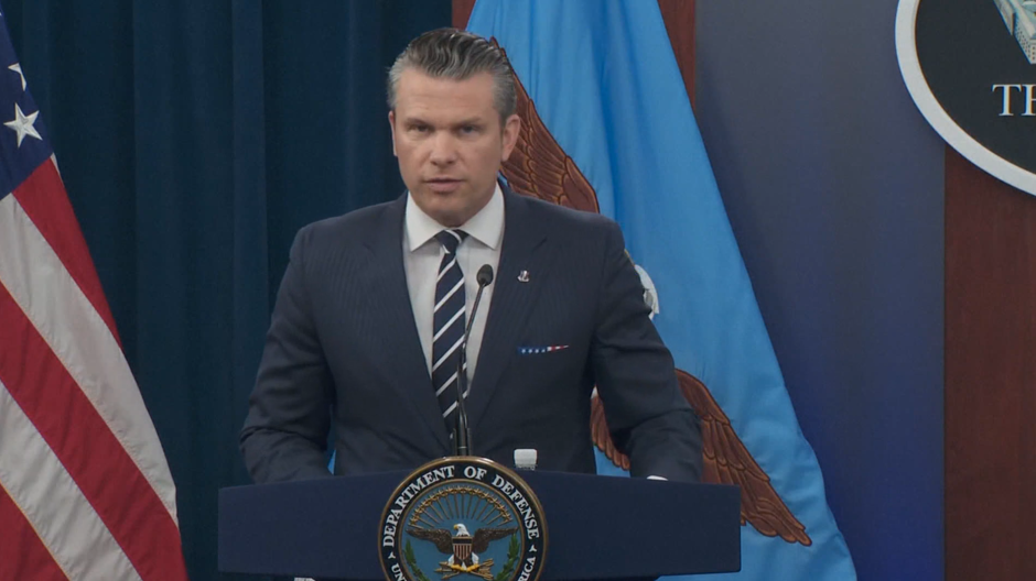El secretario de Estado de Defensa, Pete Hegseth