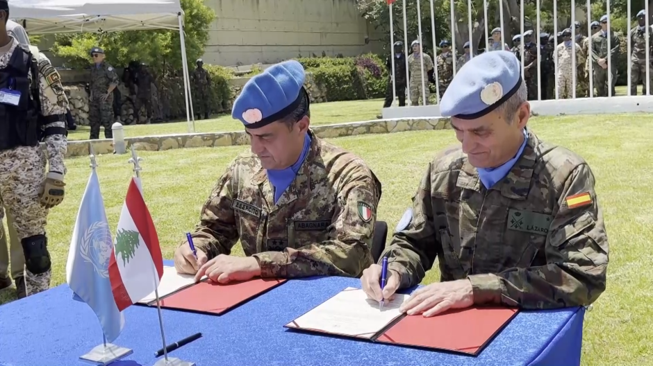 España es revelada por Italia en el mando de la misión de paz de la ONU en el Líbano