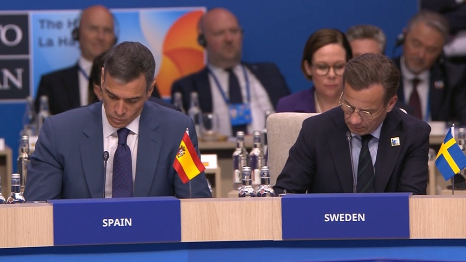 Pedro Sánchez y el primer ministro de Suecia