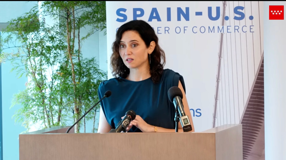 La presidenta de la Comunidad de Madrid, Isabel Díaz Ayuso