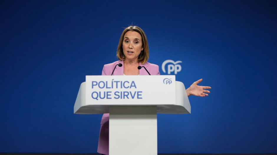 La secretaria general del PP, Cuca Gamarra