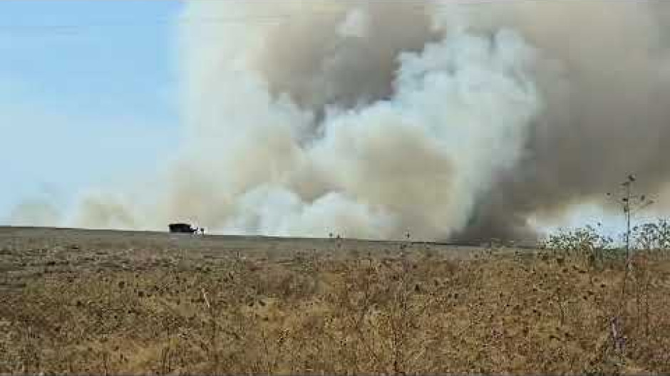 Incendio en el Lobatón