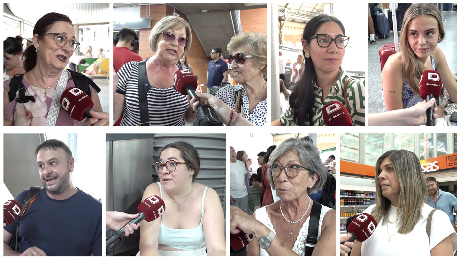 Los viajeros afectados por la crisis ferroviaria: «Reina el caos en la estación de Atocha»