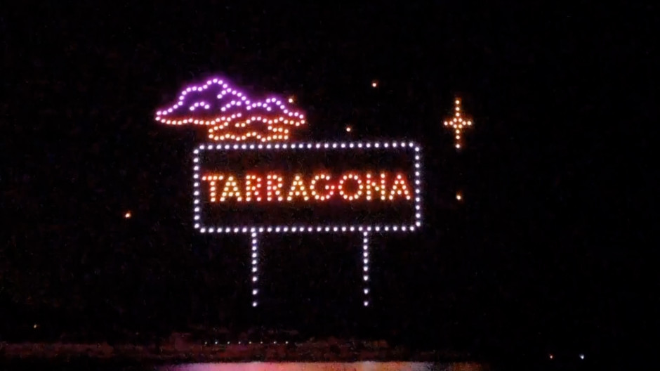 Espectáculo de drones en Tarragona