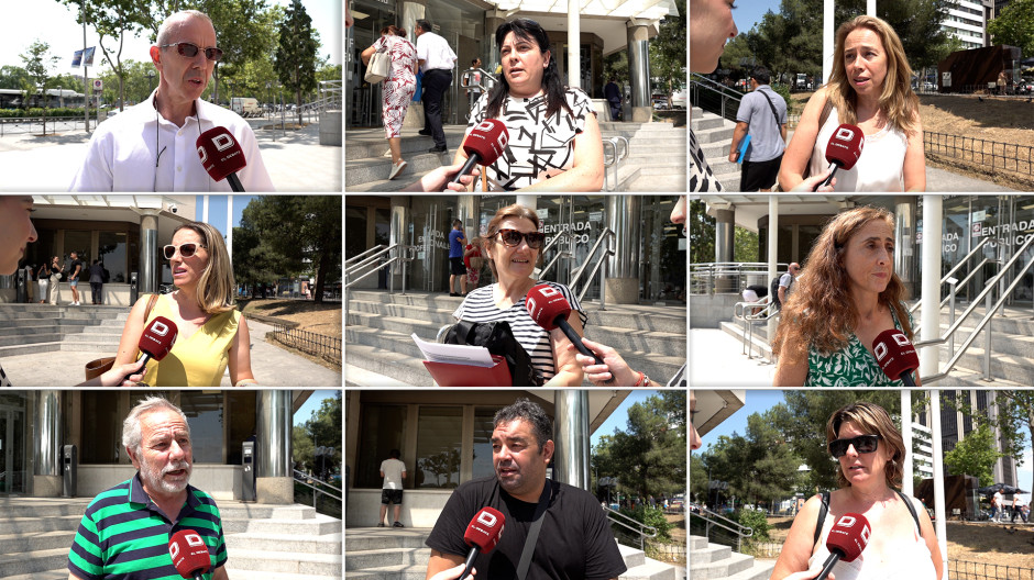 Así respalda la gente que acude a los juzgados la huelga