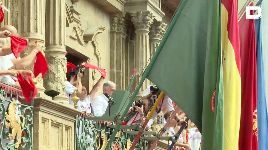 Así ha sido el chupinazo que da paso a las Fiestas de San Fermín 2025