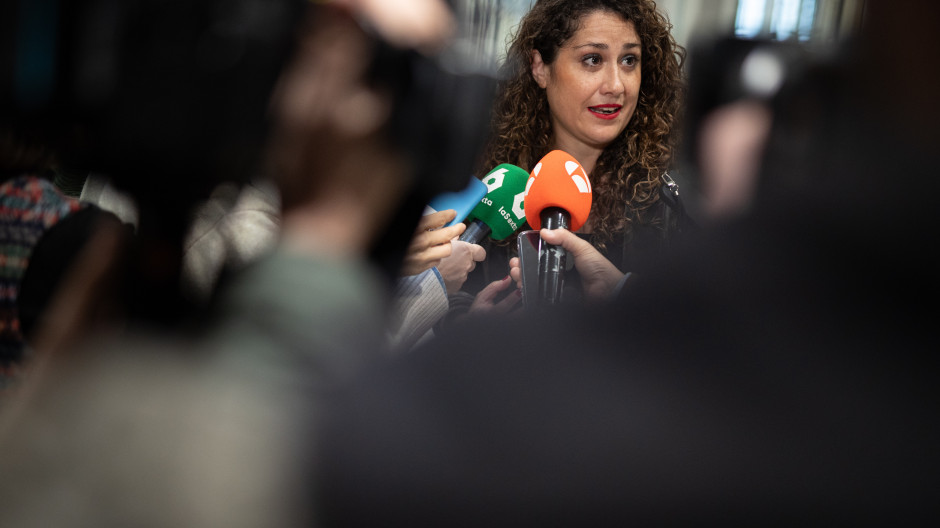 La secretaria de Política Económica del PSOE, Enma López