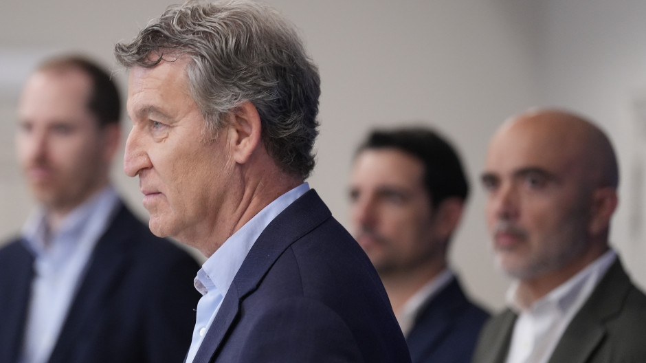 El presidente del Partido Popular, Alberto Núñez Feijóo