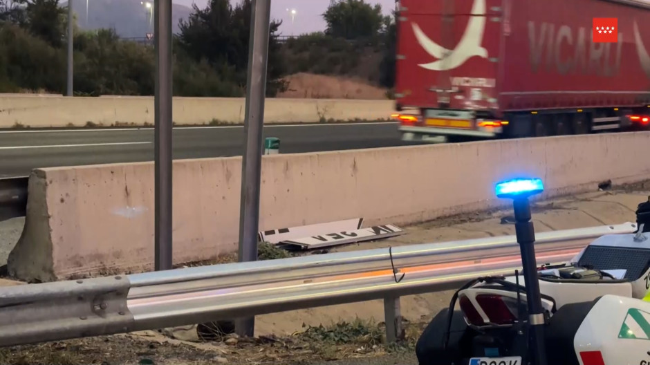 Punto de la autovía A-2 donde se produjeron los hechos