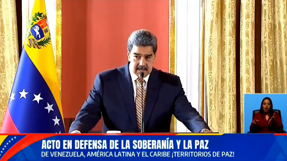 Nicolás Maduro acusa a EE.UU. de buscar un «cambio de régimen» de manera «terrorista»