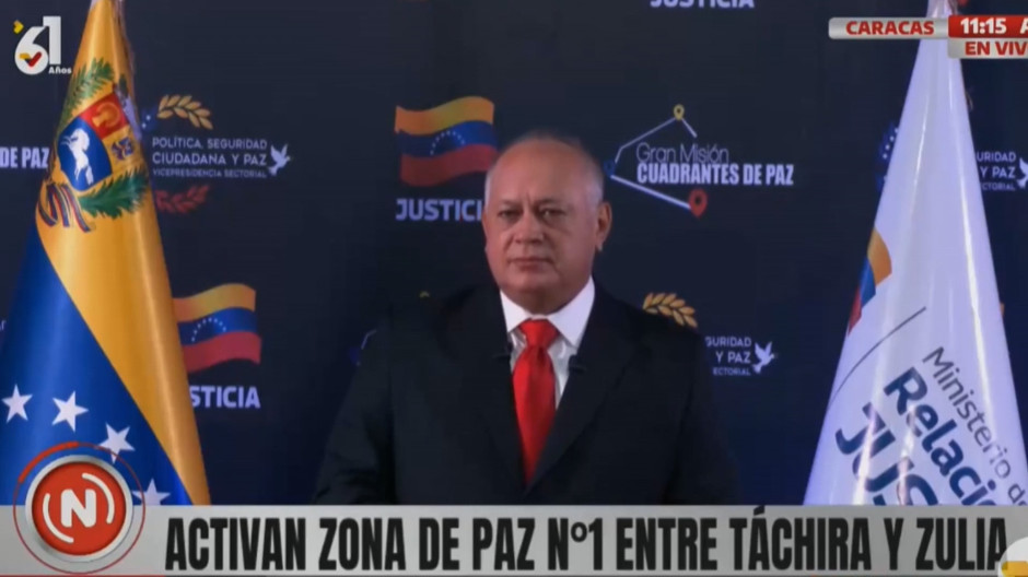 Diosdado Cabello, Ministro De Interior Y Justicia