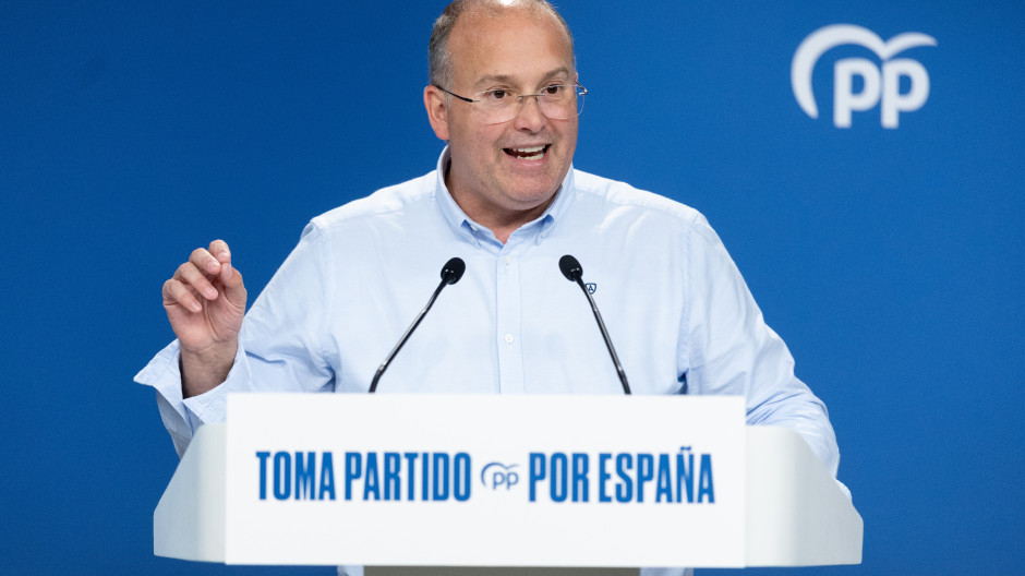 El secretario general del Partido Popular, Miguel Tellado