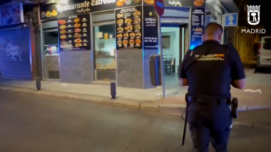 Policía Nacional en el lugar de los acontecimientos
