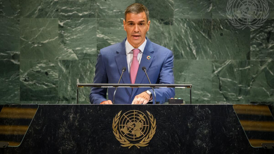 El presidente del Gobierno, Pedro Sánchez