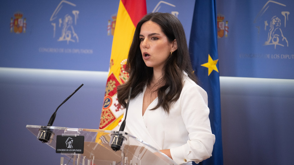 La portavoz de Vox en el Congreso, Pepa Millán