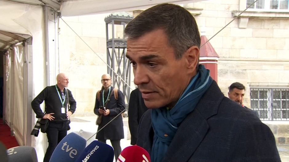 El presidente del Gobierno, Pedro Sánchez, a su llegada a la cumbre informal de líderes de la Unión Europea que se celebra en Copenhague