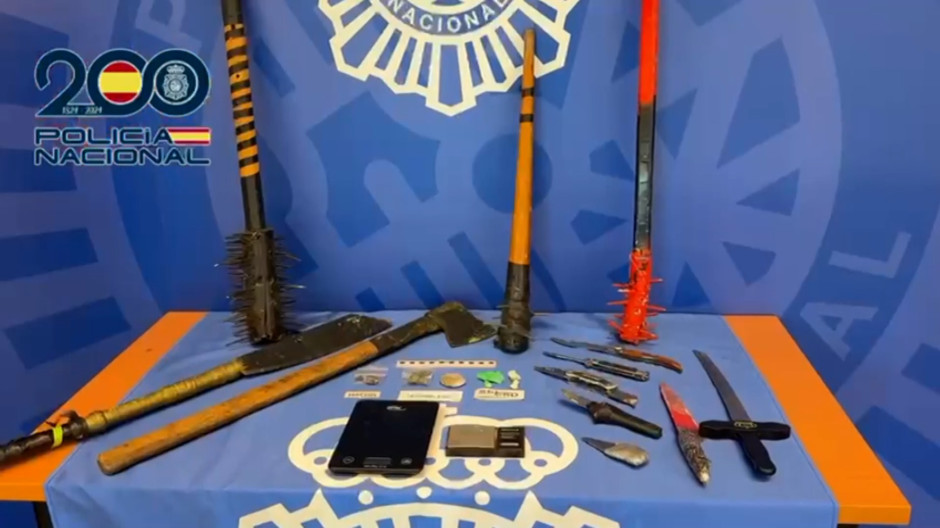 La Policía Nacional actuando en Logroño, La Rioja