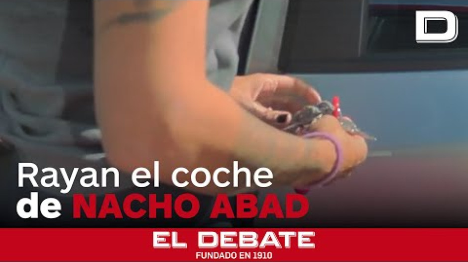 Nacho Abad pilla 'in fraganti' a la mujer que ha rayado su coche y muestra el vídeo en su programa