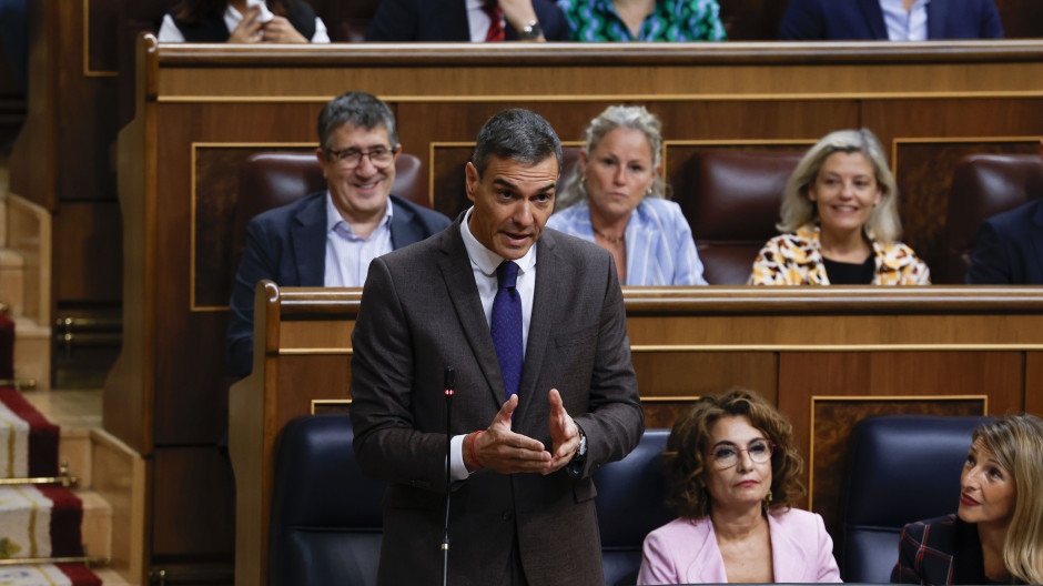 El presidente del Gobierno, Pedro Sánchez