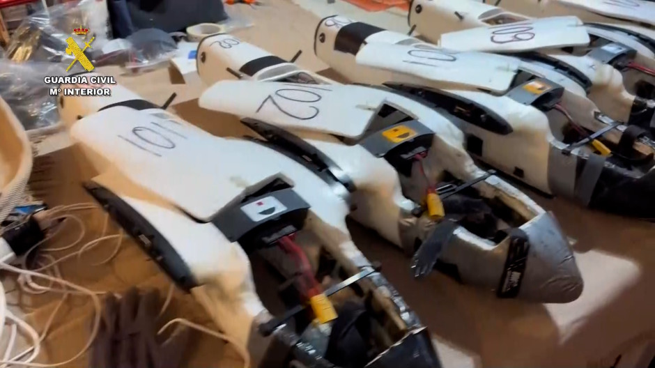 Drones 'camello' empleados para introducir droga en España