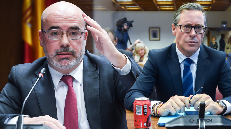 El delegado de Gobierno en Madrid y Alfonso Serrano