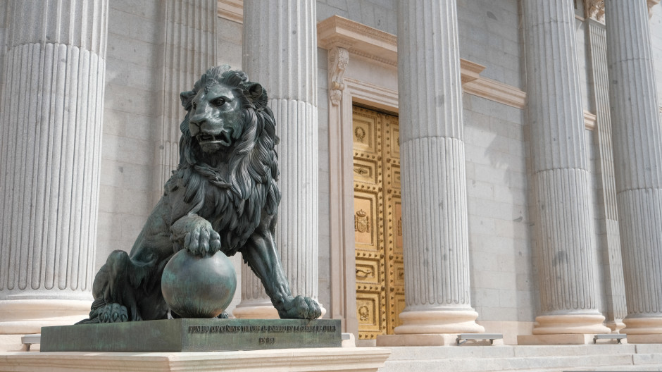 Fachada del Congreso de los Diputados