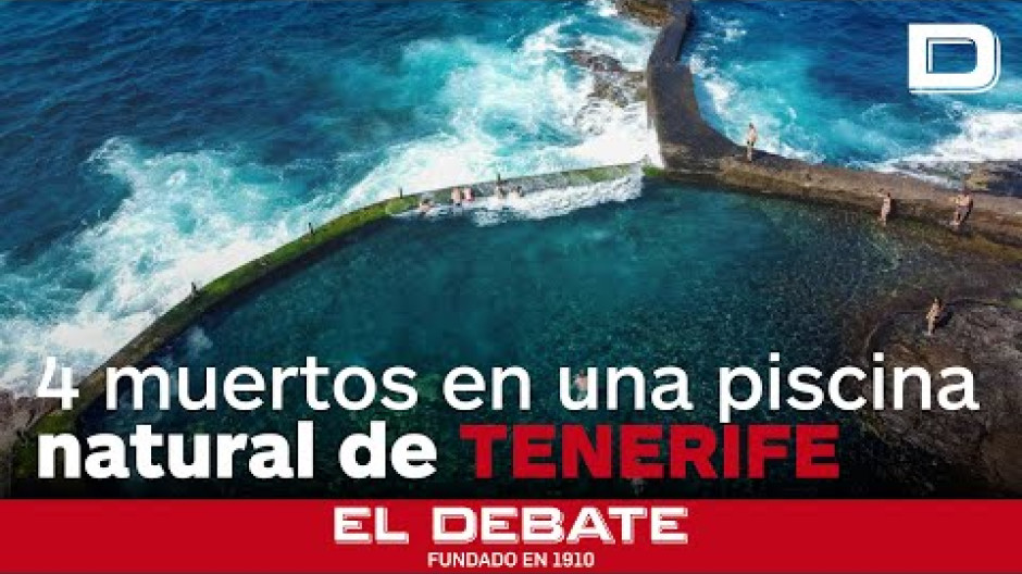 Cuatro muertos y otro desaparecido por el oleaje en Tenerife