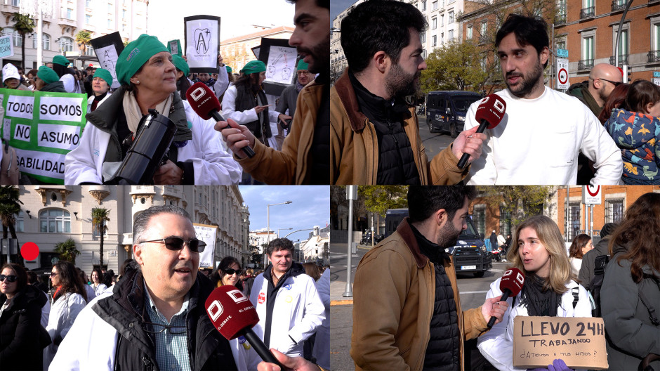 Huelga de médicos por el Estatuto Marco